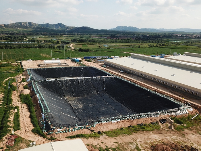 氧化塘化粪池防渗施工案例